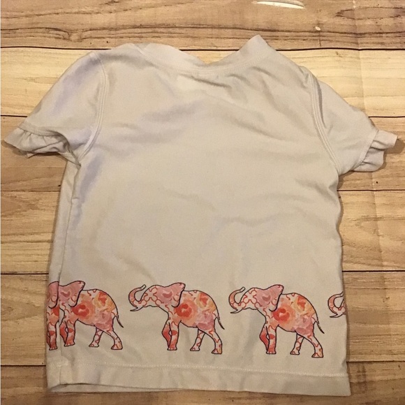 Janie and jack elephant rashguard size 4 - Picture 5 of 5